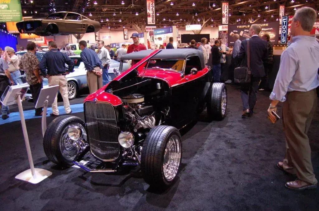 Custom-trimmed interior delivered for a SEMA build.